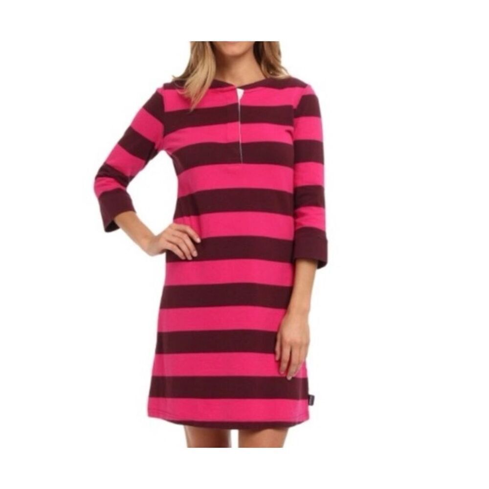 Patagonia NWT striped sender pink rugby dress size xs